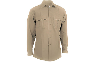 Image of Elbeco Textrop 2 Ls Shirt - Zippered, Silver Tan - Z312N-145-35
