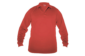 Image of Elbeco Ufx Long Sleeve Tactical Polo - Women's, Red, 2XL, K5185LC-2XL