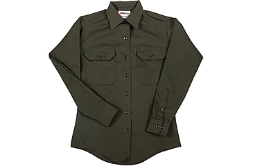 Image of Elbeco Womens, Forest Green, La County Sheriff, Long Sleeve, Plain Pocket - 4657-36
