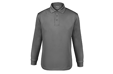 Image of Elbeco Womens Long Sleeve Ladies Cut Ufx Tactical Polo Shirt, Gray - K5188LC-S