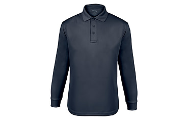 Image of Elbeco Womens Long Sleeve Ladies Cut Ufx Tactical Polo Shirt, Navy - K5184LC-L