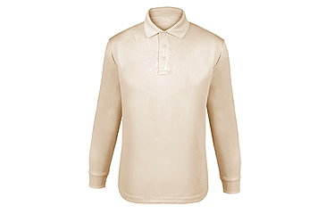 Image of Elbeco Womens Long Sleeve Ladies Cut Ufx Tactical Polo Shirt, Tan - K5182LC-2XL