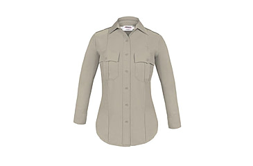 Image of Elbeco Womens, Tan, Duty Maxx Long Sleeve, Without Creases - 9592LCD-30