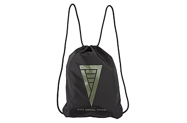 Image of Elite Survival Systems Elite Drawstring Cinch Pack, Black/Olive EDCP-OD