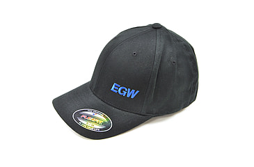Image of Evolution Gun Works Logo Baseball Cap w/ Embroidered Blue Logo, Black, Large/Extra Large, 70431
