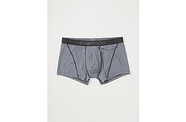 Image of ExOfficio Give-N-Go Sport 2.0 Boxer Brief - Mens, 3 in, Steel Onyx/Black, 2XL, 12416717-9182-2XL