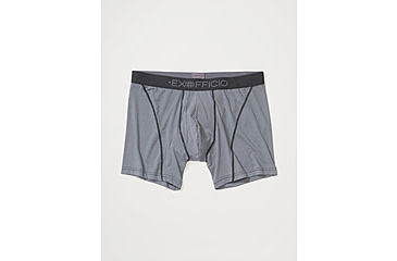 Image of ExOfficio Give-N-Go Sport 2.0 Boxer Brief - Mens, 6in, Steel Onyx/Black, 2XL, 12416718-9182-2XL