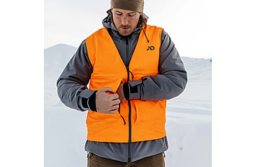 Image of First Lite Charge Hunters Orange Vest - Mens