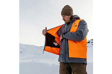 Image of First Lite Charge Hunters Orange Vest - Mens