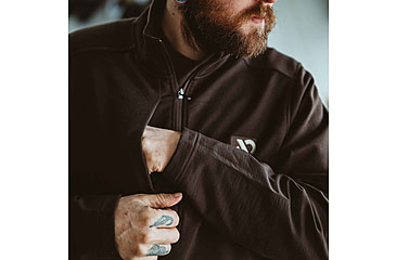 Image of First Lite Rugged Wool Quarter Zip - Mens
