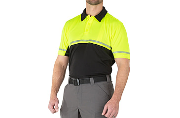 Image of First Tactical Bike Patrol Short Sleeve Polo - Mens, Royal Blue, 3XL/Regular, 112516-204-3XL