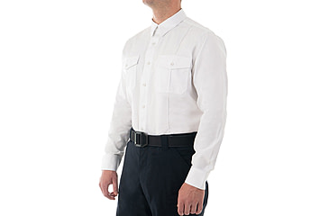 Image of First Tactical Cotton Station Long Sleeve Shirt - Men's, Regular, White, 3XL, 111009-010-3XL-R