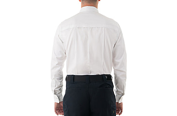 Image of First Tactical Cotton Station Long Sleeve Shirt - Mens, White, Regular/3XL, 111009-010-3XL-R