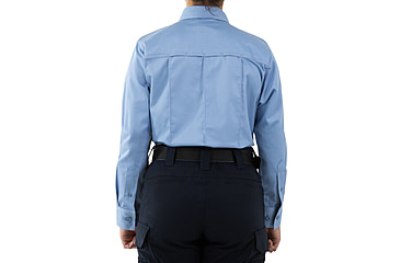 Image of First Tactical Cotton Station Long Sleeve Shirt - Women's, Medium Blue, 2XL, 121009-781-XXL-R