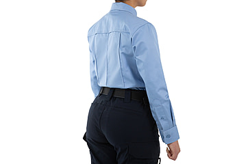 Image of First Tactical Cotton Station Long Sleeve Shirt - Womens, Medium Blue, 2XL, 121009-781-XXL-R