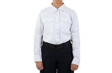 Image of First Tactical Cotton Station Long Sleeve Shirt - Women's, White, 3XL, 121009-010-3XL-R