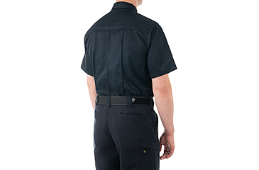 Image of First Tactical Cotton Station Short Sleeve Shirt - Mens, Midnight Blue, Regular/Medium, 112008-729-M-R