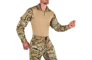 Image of First Tactical Defender Long Sleeve Shirt - Mens, Camo, Medium, R, 111004MC-922-M-R