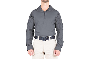 Image of First Tactical Defender Shirt - Mens, Wolf Grey, 4XL, T, 111004-036-4XL-T