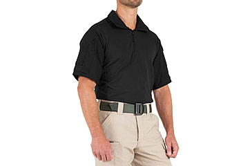 Image of First Tactical Defender Short Sleeve Shirt - Mens, Tall, Black, Extra Large, 112017-019-XL-T