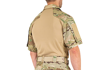 Image of First Tactical Defender Short Sleeve Shirt - Mens, Tall, Multi Camo, 2XL, 112017MC-922-XXL-T