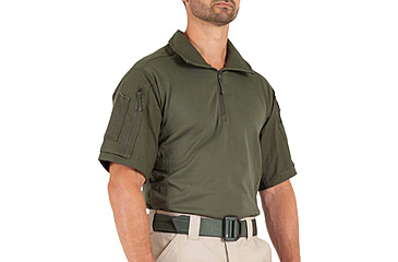 Image of First Tactical Defender Short Sleeve Shirt - Mens, Tall, OD Green, 3XL, 112017-830-3XL-T