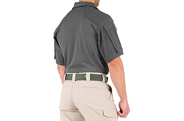 Image of First Tactical Defender Short Sleeve Shirt - Mens, Tall, Wolf Grey, Extra Large, 112017-036-XL-T