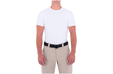 Image of First Tactical Mens Performance S/S Tshrt, White, Small 112503-010-S