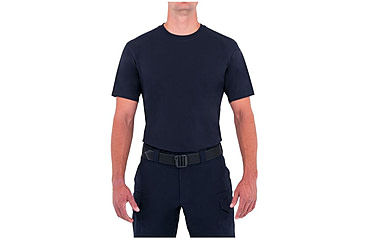 Image of First Tactical Mens Tactix Cotton S/S Tee, Midnight Navy, 2XL 112501-729-XXL