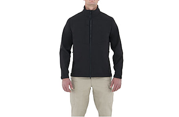 Image of First Tactical Mens Tactix Sftshl Jacket, Black, Medium Regular 118501-019-M-R