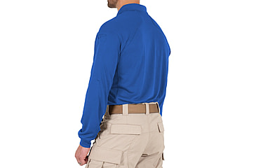 Image of First Tactical Performance Long Sleeve Polo - Mens, Academy Blue, Tall/3XL, 111503-691-3XL-T
