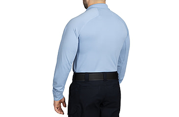 Image of First Tactical Performance Long Sleeve Polo - Mens, Medium Blue, Regular/3XL, 111503-781-3XL