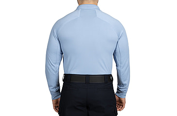 Image of First Tactical Performance Long Sleeve Polo - Mens, Medium Blue, Regular/3XL, 111503-781-3XL