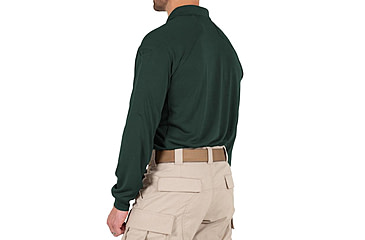 Image of First Tactical Performance Long Sleeve Polo - Mens, Spruce Green, 2XL, 111503-812-XXL