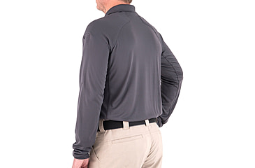 Image of First Tactical Performance Long Sleeve Polo - Mens, Regular, Asphalt, 5XL, 111503-015-5XL-R