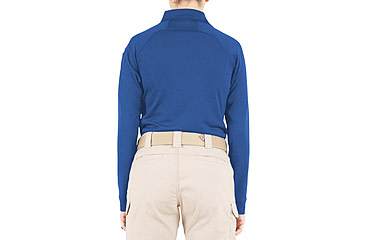 Image of First Tactical Performance Long Sleeve Polo - Womens, Academy Blue, Large, 121503-691-L