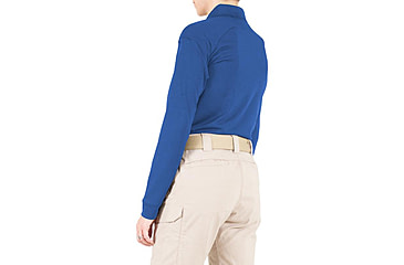 Image of First Tactical Performance Long Sleeve Polo - Womens, Academy Blue, Large, 121503-691-L