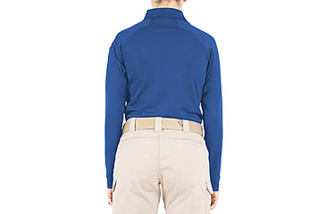 Image of First Tactical Performance Long Sleeve Polo - Womens, Academy Blue, 3XL, 121503-691-3XL