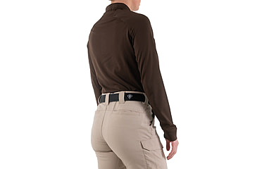 Image of First Tactical Performance Long Sleeve Polo - Womens, Kodiak Brown, 3XL, 121503-182-3XL
