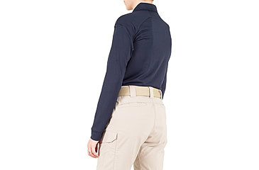 Image of First Tactical Performance Long Sleeve Polo - Womens, Midnight Navy, 3XL, 121503-729-3XL