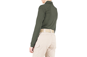 Image of First Tactical Performance Long Sleeve Polo - Womens, OD Green, 3XL, 121503-830-3XL