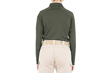 Image of First Tactical Performance Long Sleeve Polo - Womens, OD Green, 3XL, 121503-830-3XL