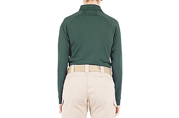 Image of First Tactical Performance Long Sleeve Polo - Womens, Spruce Green, Extra Small, 121503-812-XS