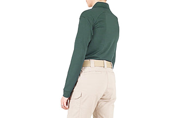 Image of First Tactical Performance Long Sleeve Polo - Womens, Spruce Green, Extra Small, 121503-812-XS