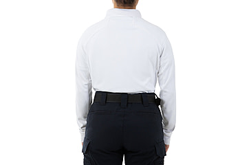 Image of First Tactical Performance Long Sleeve Polo - Womens, White, 3XL, 121503-010-3XL