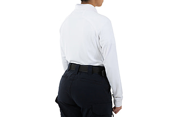 Image of First Tactical Performance Long Sleeve Polo - Womens, White, 3XL, 121503-010-3XL