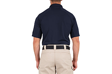 Image of First Tactical Performance Short Sleeve Polo - Men's, Tall, Midnight Navy, 2XL, 112509-729-XXL-T