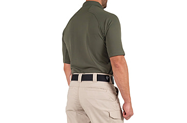 Image of First Tactical Performance Short Sleeve Polo - Mens, OD Green, Tall/2XL, 112509-830-XXL-T