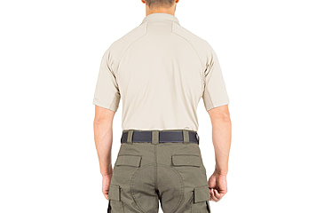 Image of First Tactical Performance Short Sleeve Polo - Men's, Tall, Silver Tan, 2XL, 112509-065-XXL-T