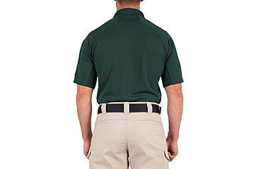 Image of First Tactical Performance Short Sleeve Polo - Mens, Spruce Green, Tall/2XL, 112509-812-XXL-T